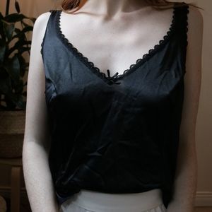 Vintage cami with lace